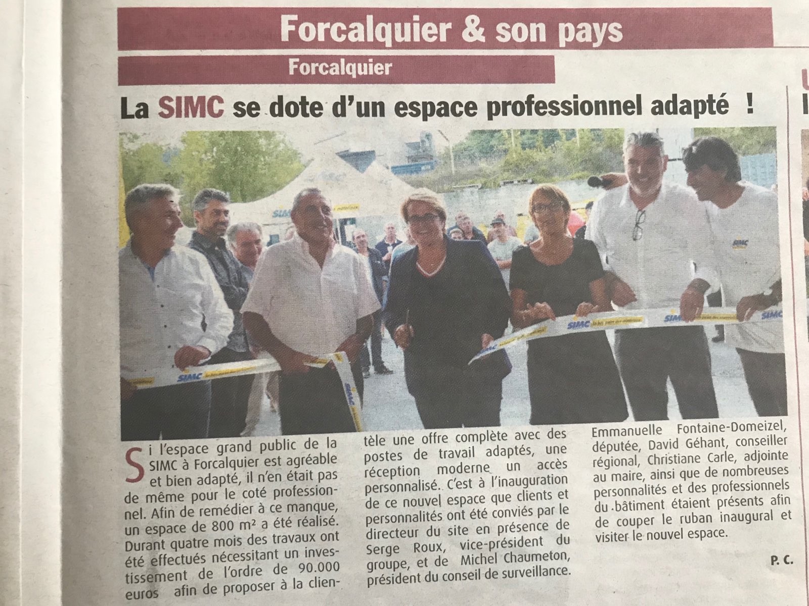 Le Libre-Service SIMC de Forcalquier fait peau neuve !