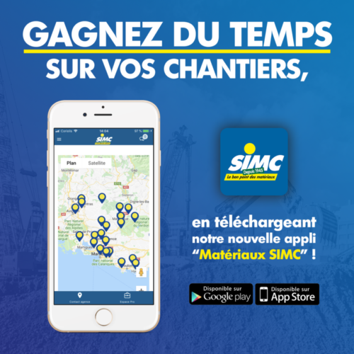 Téléchargez notre appli MATÉRIAUX SIMC !